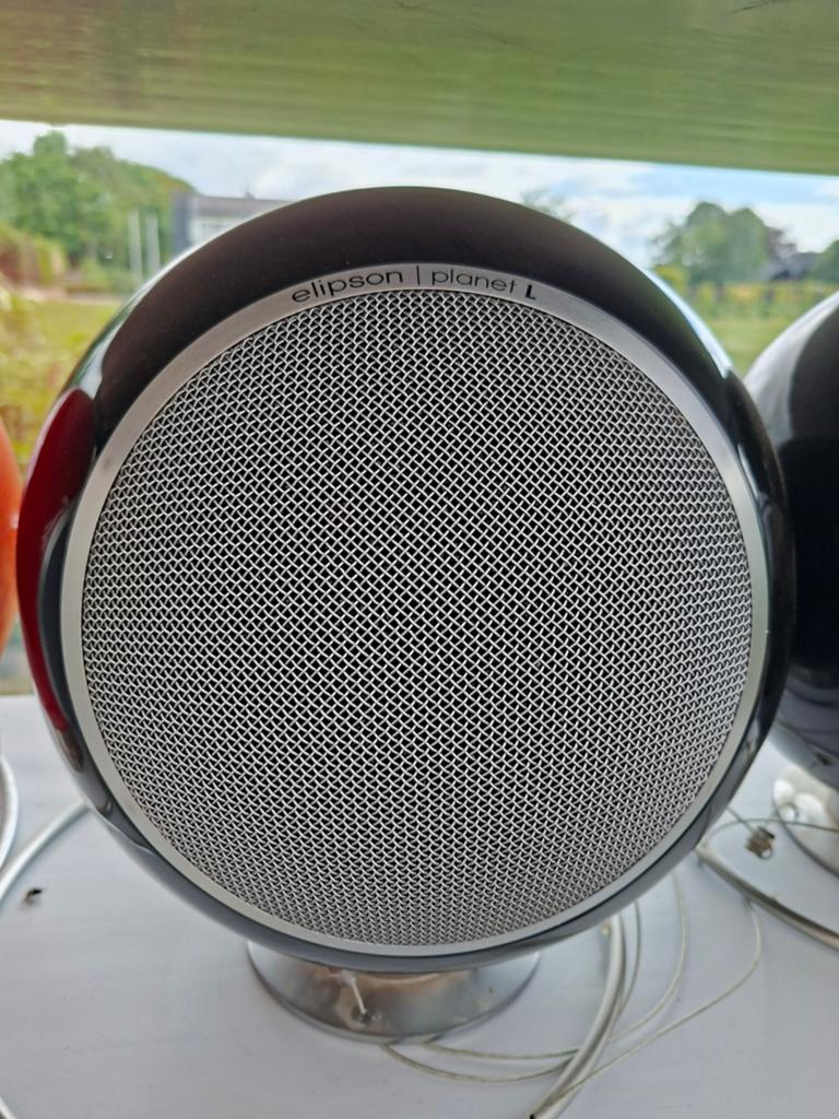 Elipson Planet L speakers - Zwart (set van 2), Audio, Tv en Foto, Luidsprekers, Ophalen of Verzenden