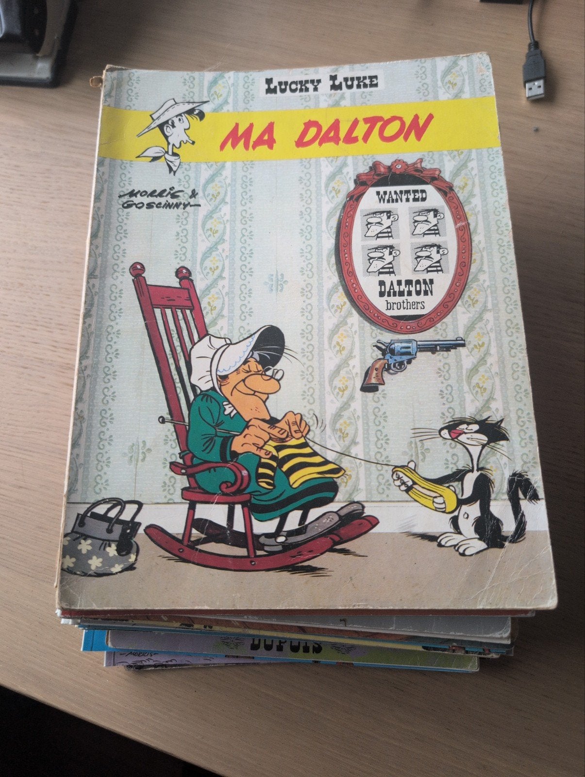 Lucky Luke - Ma Dalton (stripboek), Eén stripboek, Ophalen of Verzenden, Gelezen, Morris & Goscinny