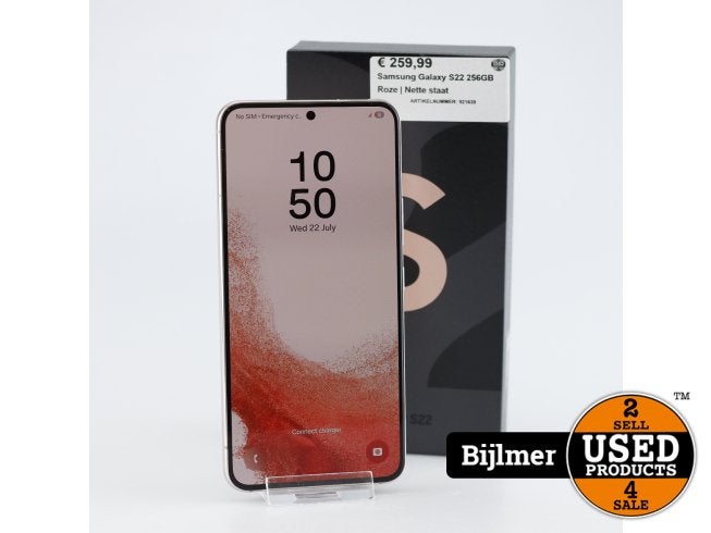 Samsung Galaxy S22 256GB Roze | Nette staat