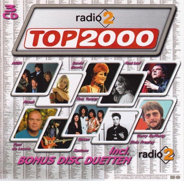 Radio 2 Top 2000 Editie 2007 3XCD, Verzenden, Zo goed als nieuw, Pop, Album
