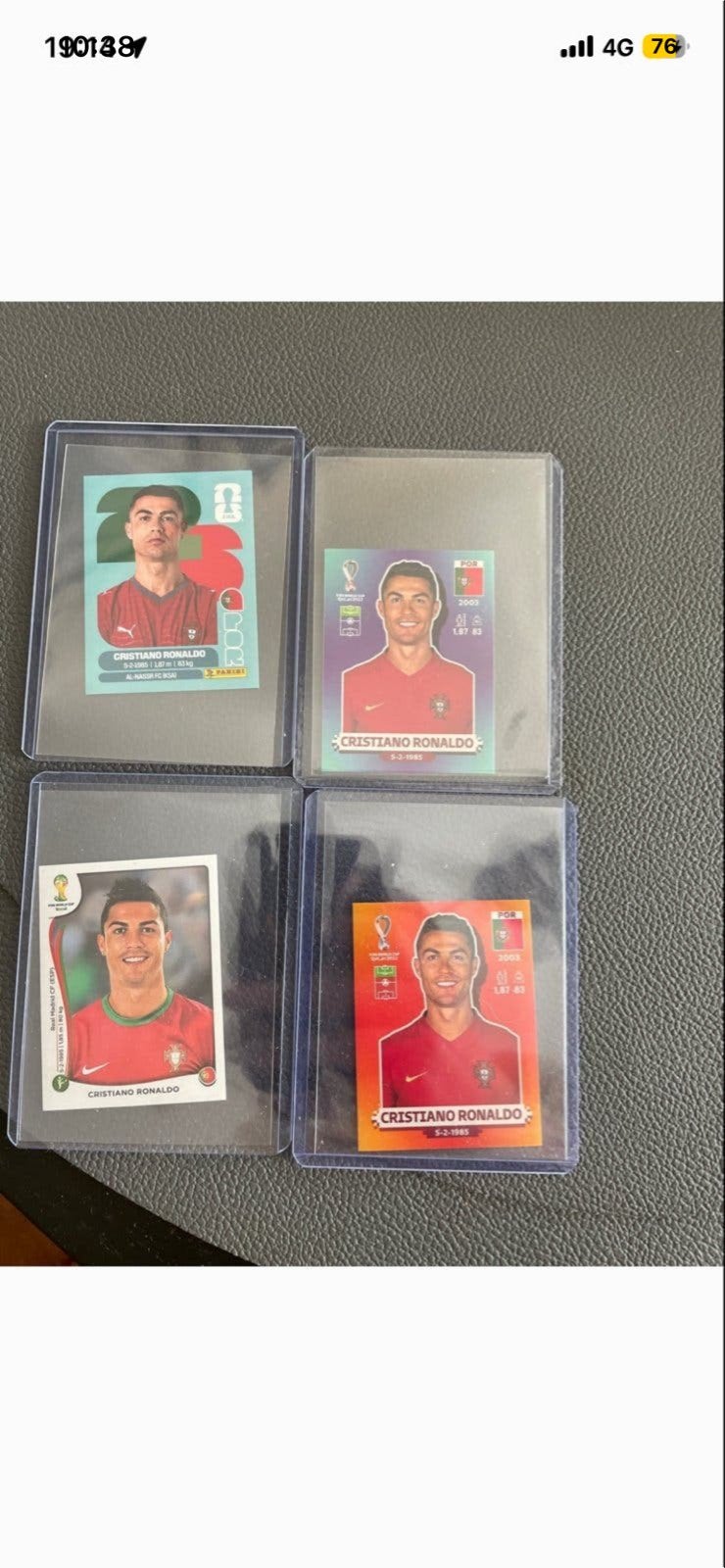 Cristiano Ronaldo Voetbalplaatjes - Diverse Edities, Ophalen of Verzenden, Zo goed als nieuw, Buitenlandse clubs, Spelerskaart