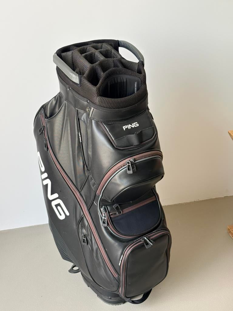 PING DLX golf bag BLACK, Sport en Fitness, Ophalen, Zo goed als nieuw, Tas, Ping