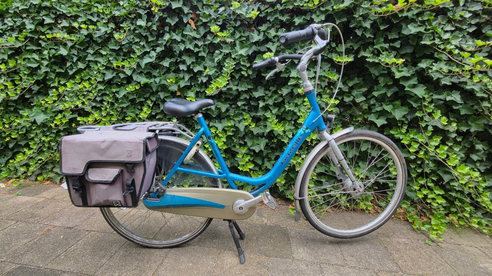 Gazelle Bloom, D57, Damesfiets - met tas, Fietsen en Brommers, Ophalen, Gebruikt, Velgrem, Versnellingen