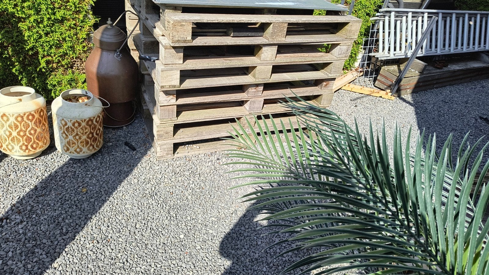 pallets en rest, Ophalen, Hout