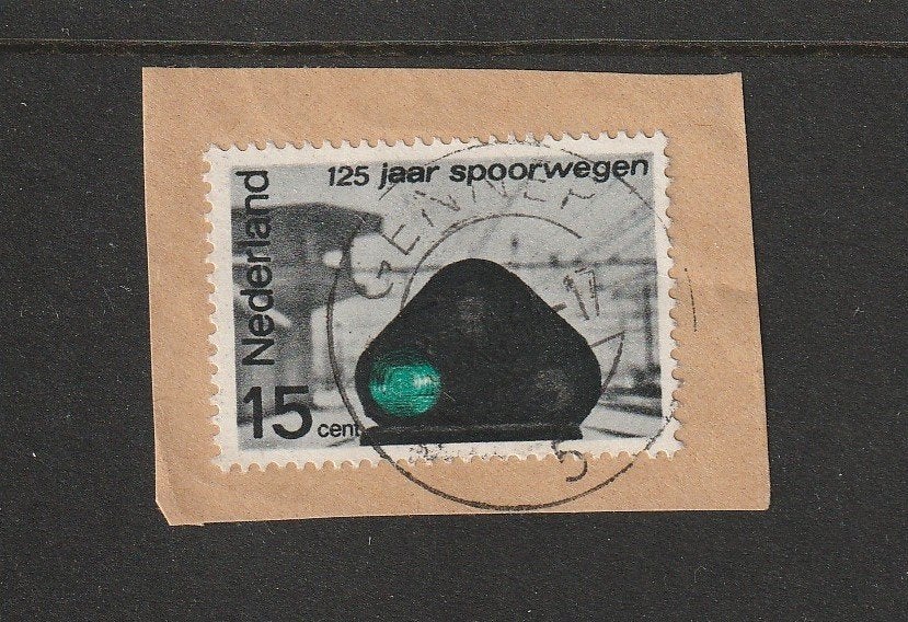 Open balkstempel GENNEP 5 op nvph818, Ophalen of Verzenden, Na 1940, Gestempeld