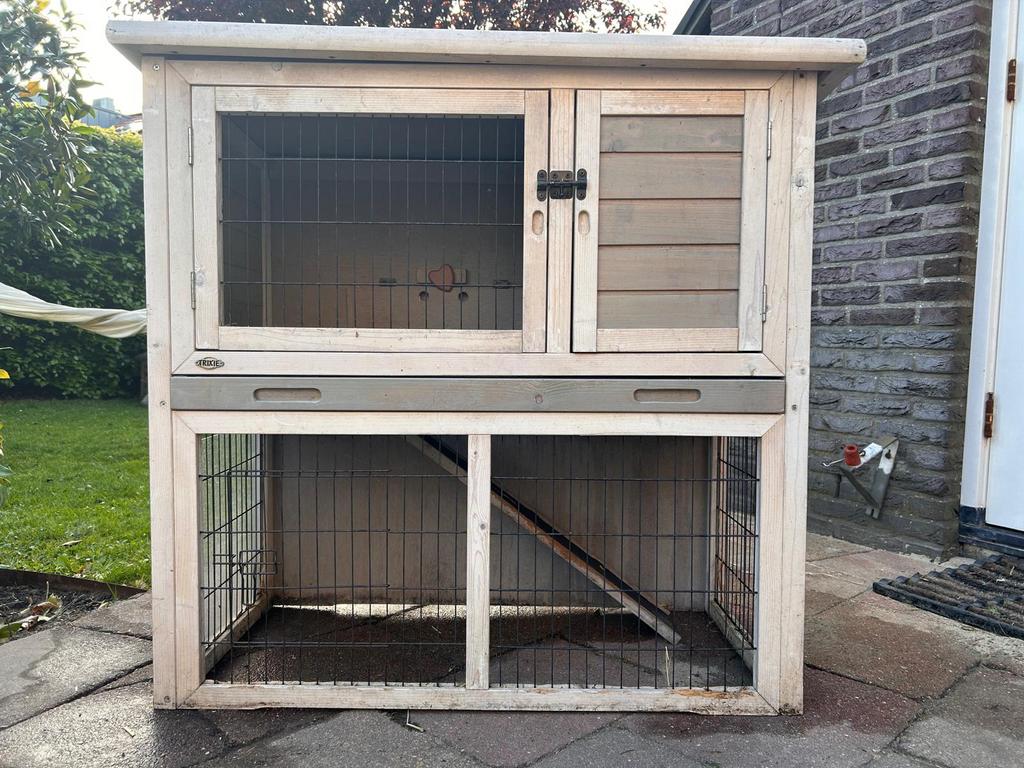 Konijnenhok, Dieren en Toebehoren, Knaagdieren en Konijnen | Hokken en Kooien, Ophalen, 90 cm of meer, Konijn, Hok