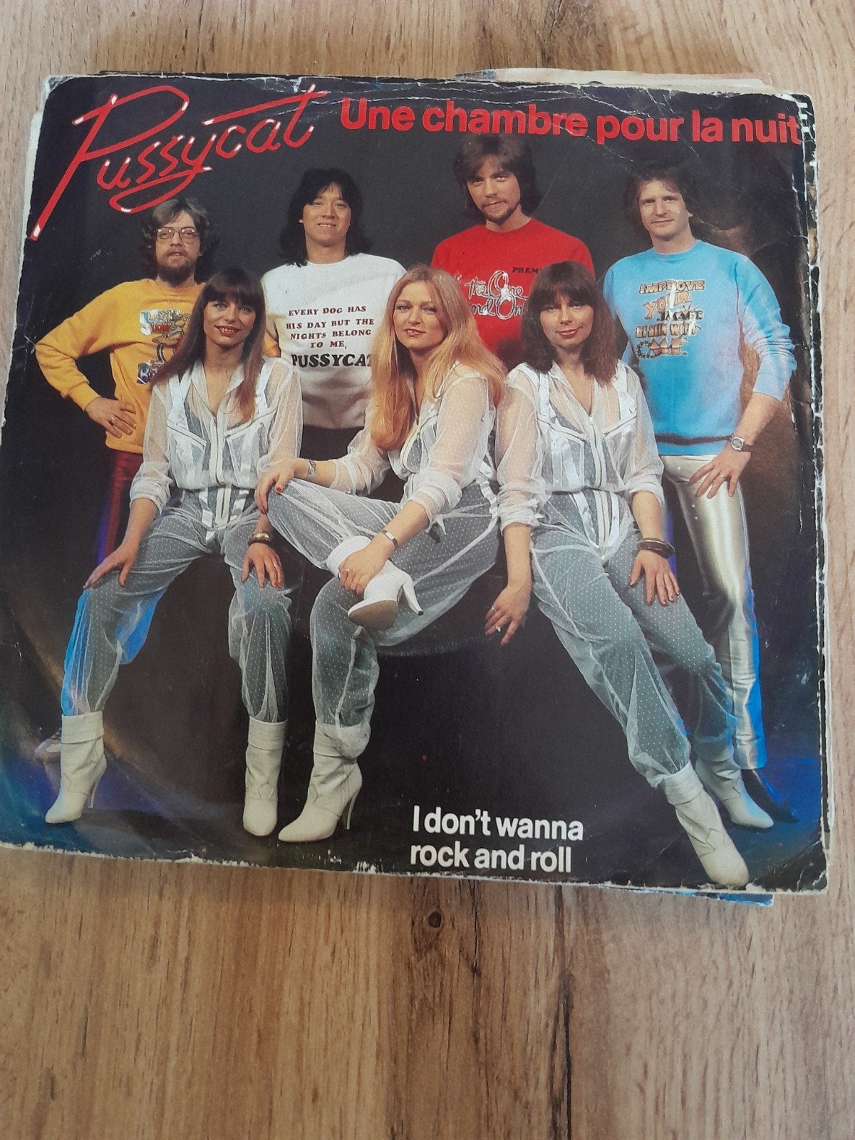 pussycat 7inch une chambre pour la nuit, Ophalen of Verzenden, Zo goed als nieuw, Pop