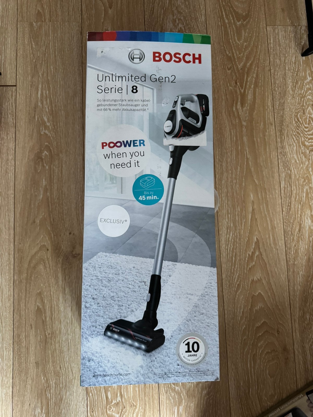 Bosch ultimate gem 2 serie 8 steel stofzuiger, Witgoed en Apparatuur, Stofzuigers, Ophalen, Bosch, Stille werking, Zo goed als nieuw