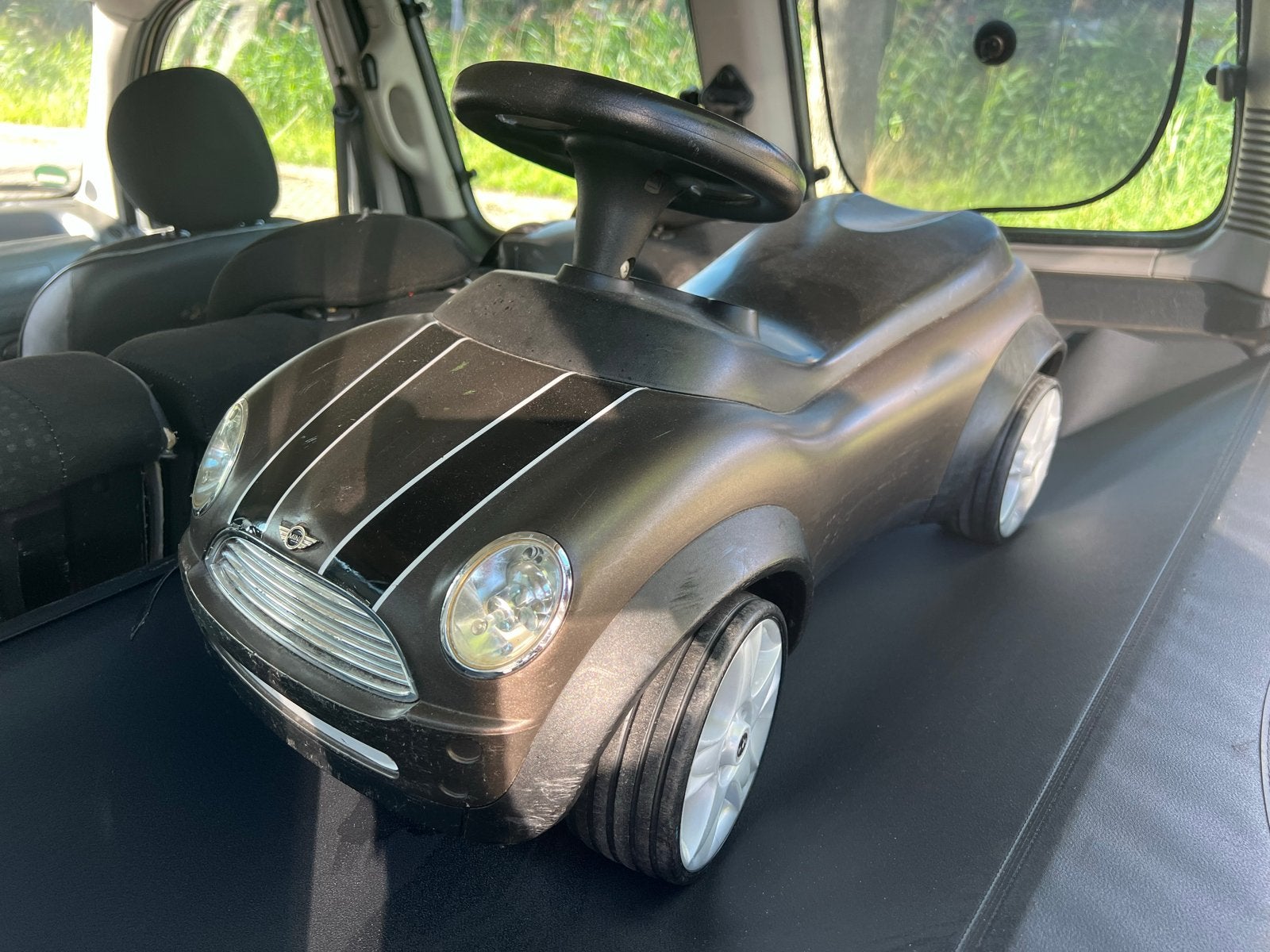 Mini Cooper loopauto voor kinderen, Kinderen en Baby's, Ophalen of Verzenden, Gebruikt, Loopvoertuig