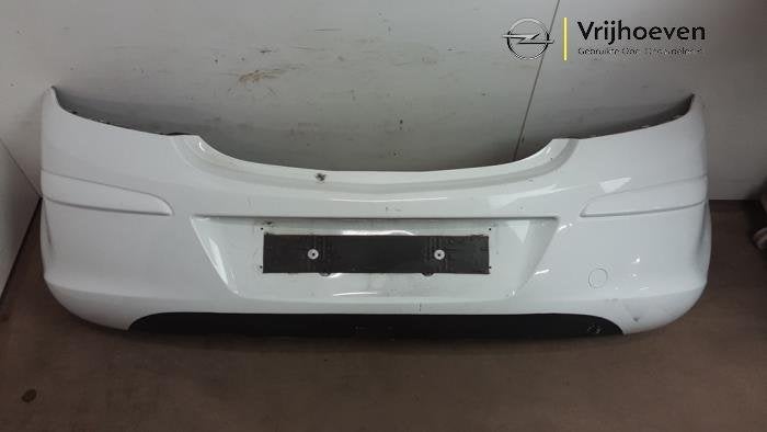Achterbumper van een Opel Corsa (Corsa D 07-) (Z474), Auto-onderdelen, Gebruikt, -, -, Opel