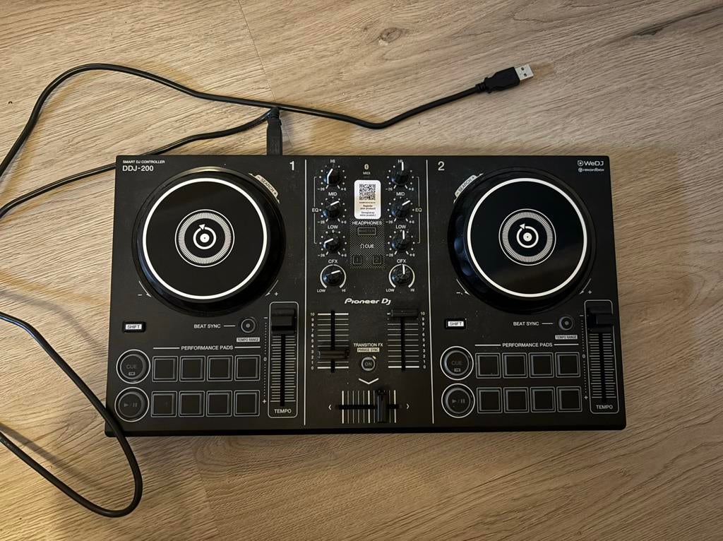 DJ-set, draaitafel - Pioneer DDJ-200, Muziek en Instrumenten, Dj-sets en Draaitafels, Ophalen, Zo goed als nieuw, Pioneer