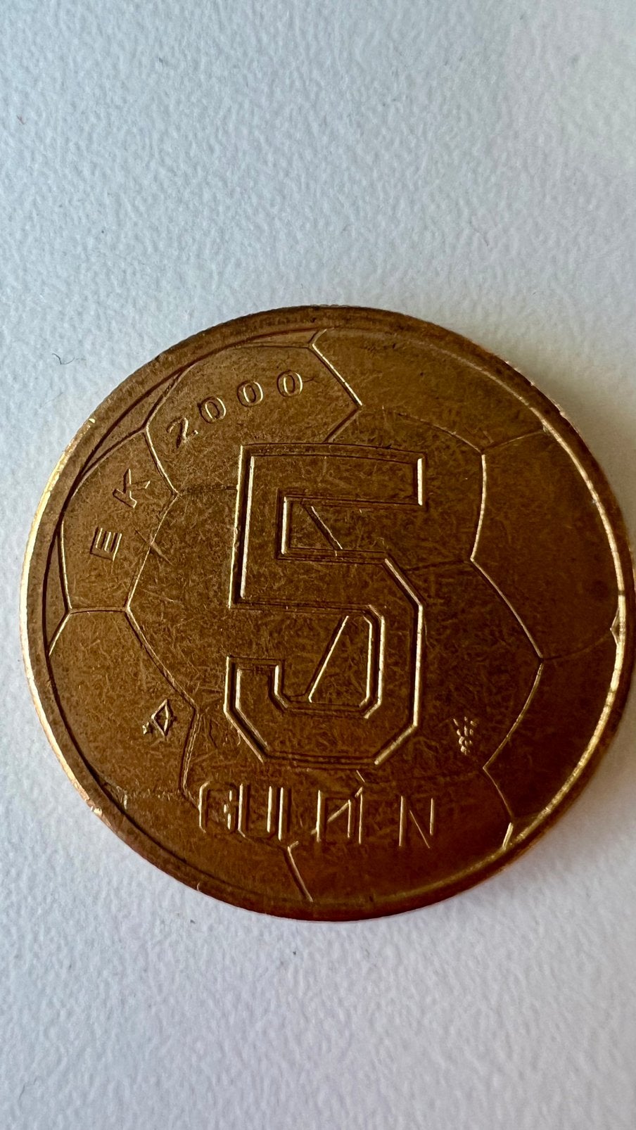 5 Gulden munt Koningin Beatrix 2000, EK 2000, Ophalen of Verzenden, Koningin Beatrix, 5 gulden, Losse munt