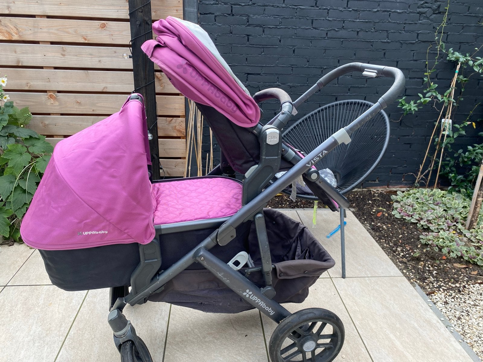 UPPAbaby Vista Duo/Tweeling kinderwagen (frame gebroken), Gebruikt, Duowagen, Ophalen, Kinderwagen