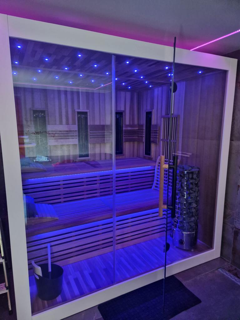Sauna, massage en Wellnes huren?, Ophalen, Nieuw, Infrarood, Complete sauna