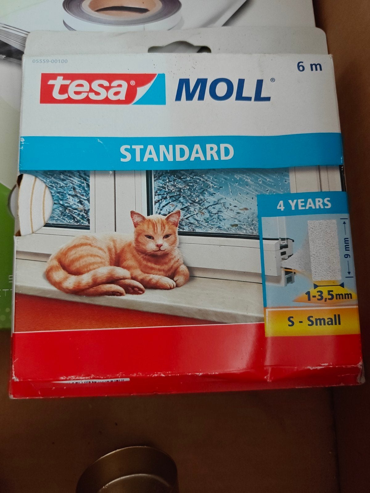 Tesa Moll Standard tochtstrip - 6m, S-Small, Ophalen of Verzenden, Nieuw, Overige typen, 160 cm of meer