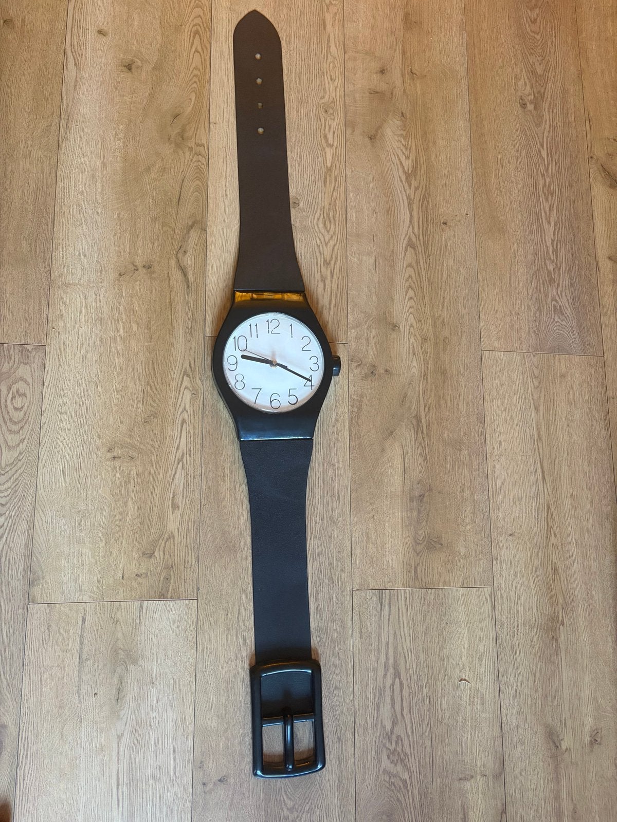 Vintage retro wandklok horloge stijl Swatch,Quartz, Analoog, Werkt op batterijen, Ophalen of Verzenden, Retro