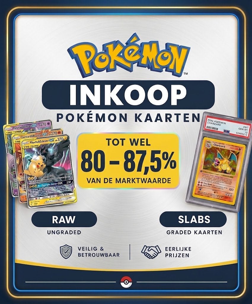 Pokémon kaarten gezocht – RAW & SLABS, Ophalen of Verzenden, Nieuw, Meerdere kaarten, Foil