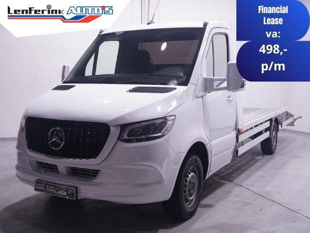 Mercedes-Benz Sprinter 319 CDI 3.0 V6 190 pk Autotransporter, Auto's, Gebruikt, 190 pk, Wit, Mercedes-Benz
