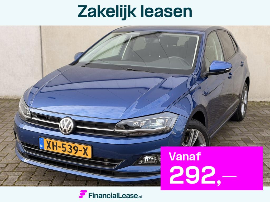 Volkswagen Polo 1.6 TDI DSG LED 16'' R-Line Camera CarPlay O, Gebruikt, Blauw, Origineel Nederlands, Bedrijf
