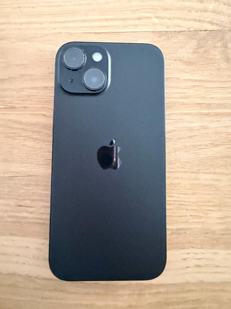 Zeer nette iPhone 15, 128 GB, Zwart, Telecommunicatie, Mobiele telefoons | Apple iPhone, Ophalen, 128 GB, IPhone 15, Zwart