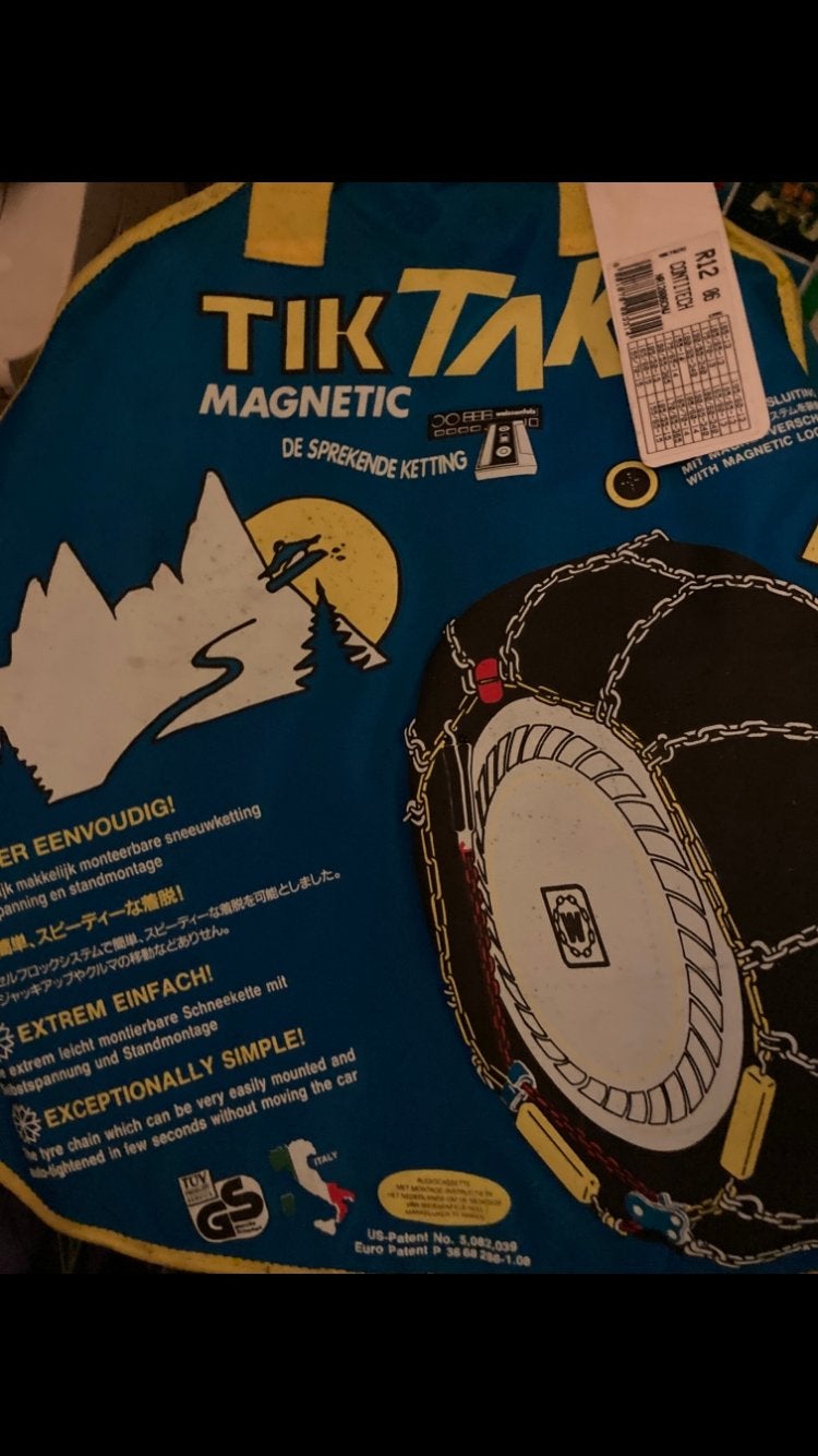 Sneeuwkettingen tik tok, Ophalen, Zo goed als nieuw