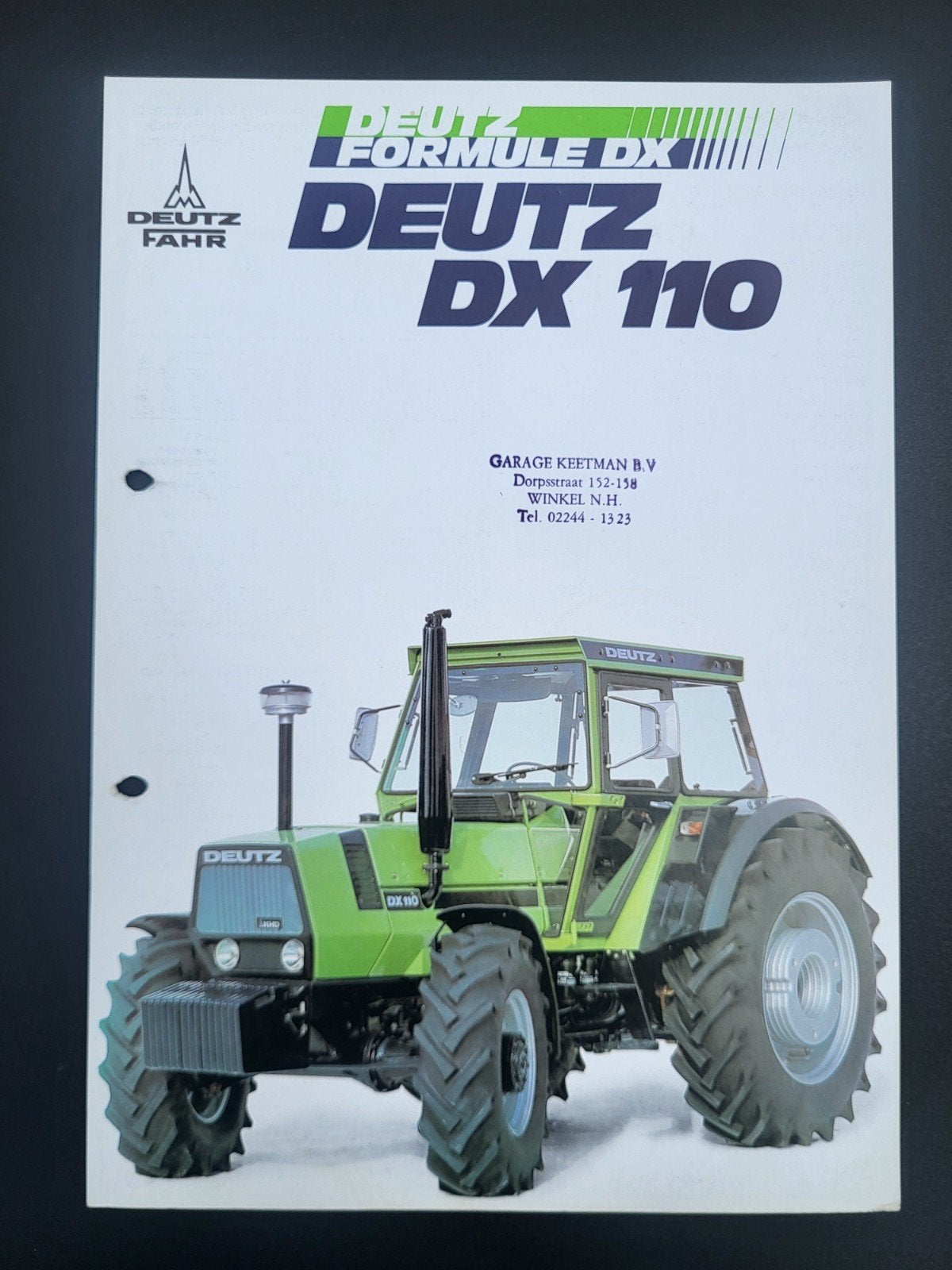 tractor folder Deutz DX 110, Ophalen of Verzenden, Zo goed als nieuw