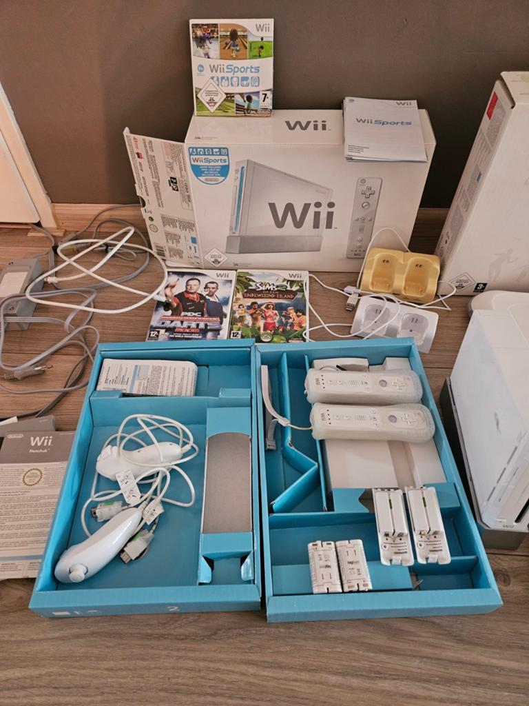 Complete Nintendo Wii Bundel met Games en Accessoires, Spelcomputers en Games, Ophalen of Verzenden, Gebruikt, Met 2 controllers