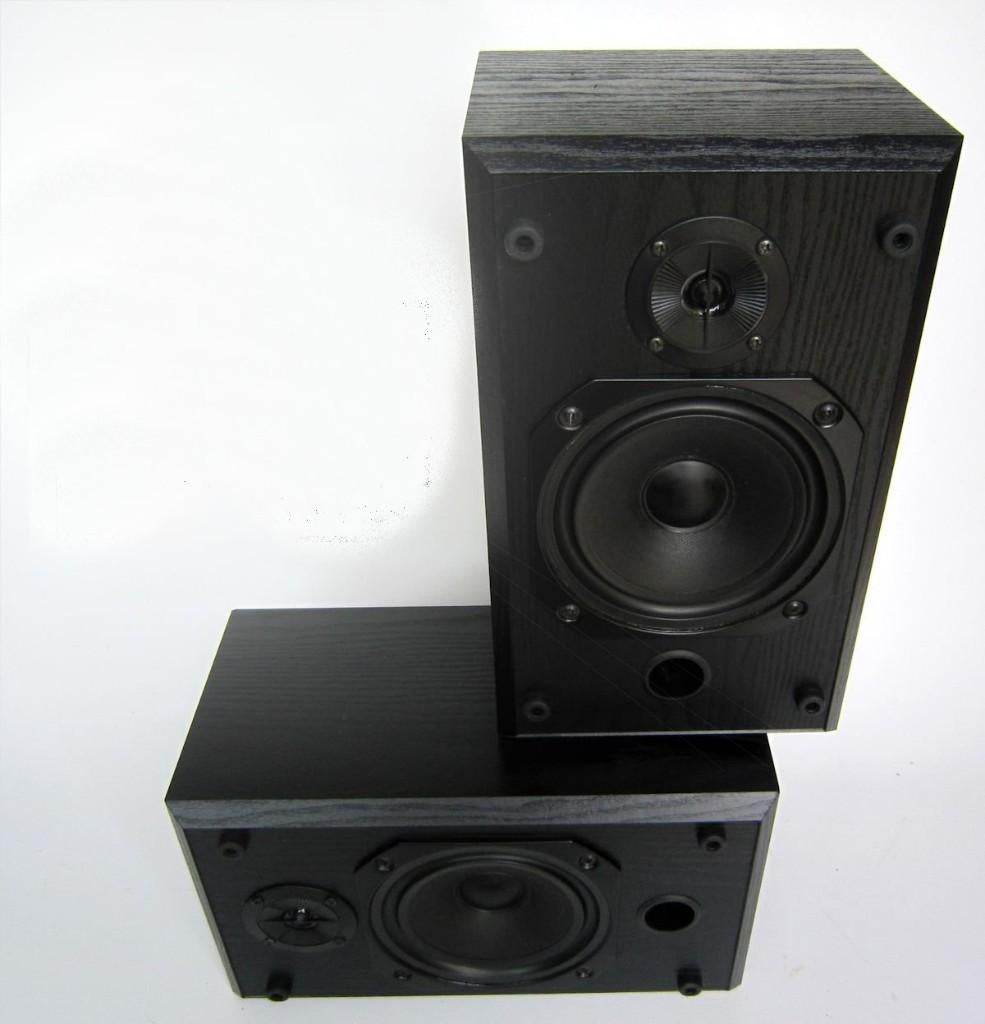 B&W V201 monitor speakers in prima staat., Gebruikt, Ophalen of Verzenden, 60 tot 120 watt, Bowers & Wilkins (B&W)
