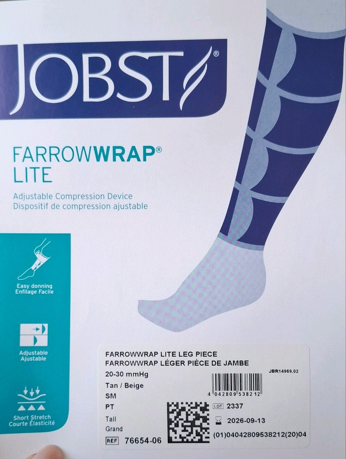 Lobst Farrowwrap Lite - aanpasbare steunkousen, Diversen, Verpleegmiddelen, Ophalen of Verzenden, Nieuw