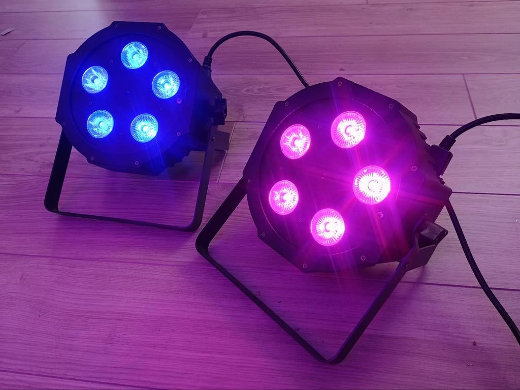 2x Ayra Compar 30 RGBW LED PAR / spot DMX, Muziek en Instrumenten, Licht en Laser, Ophalen of Verzenden, Zo goed als nieuw, Licht