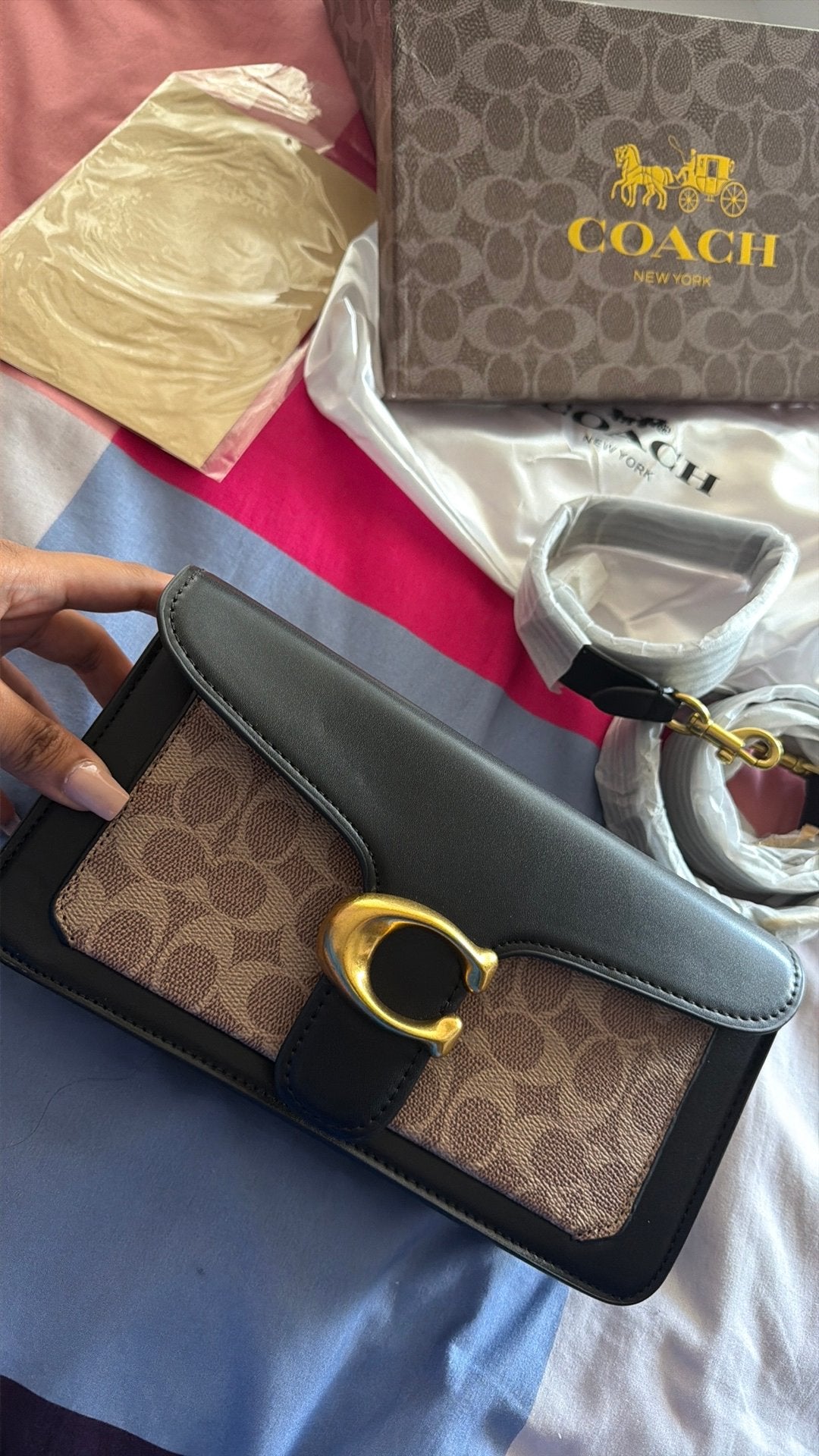 Coach, Ophalen of Verzenden, Nieuw, Zwart, Handtas