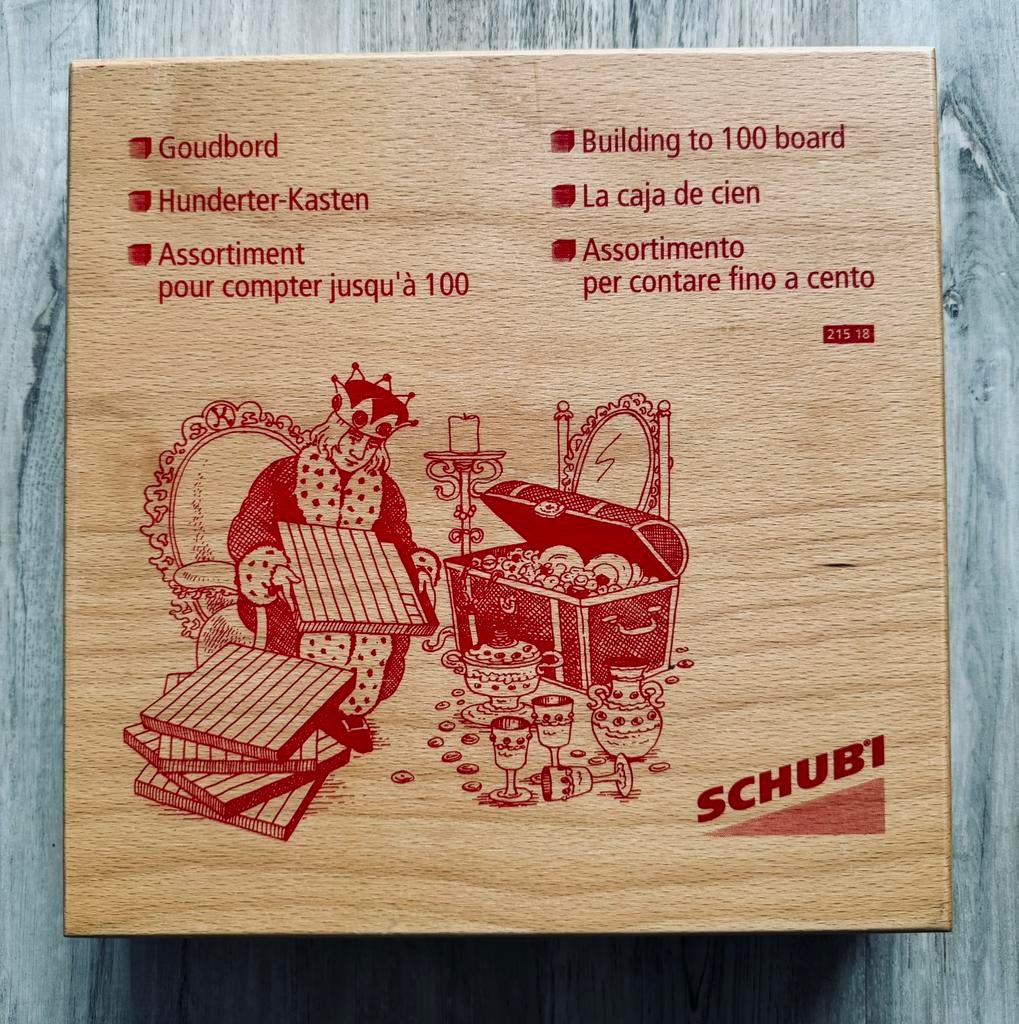 Schubi honderdbord  goudbord| remedialteaching| kleine groep, Ophalen of Verzenden, Zo goed als nieuw, Rekenen