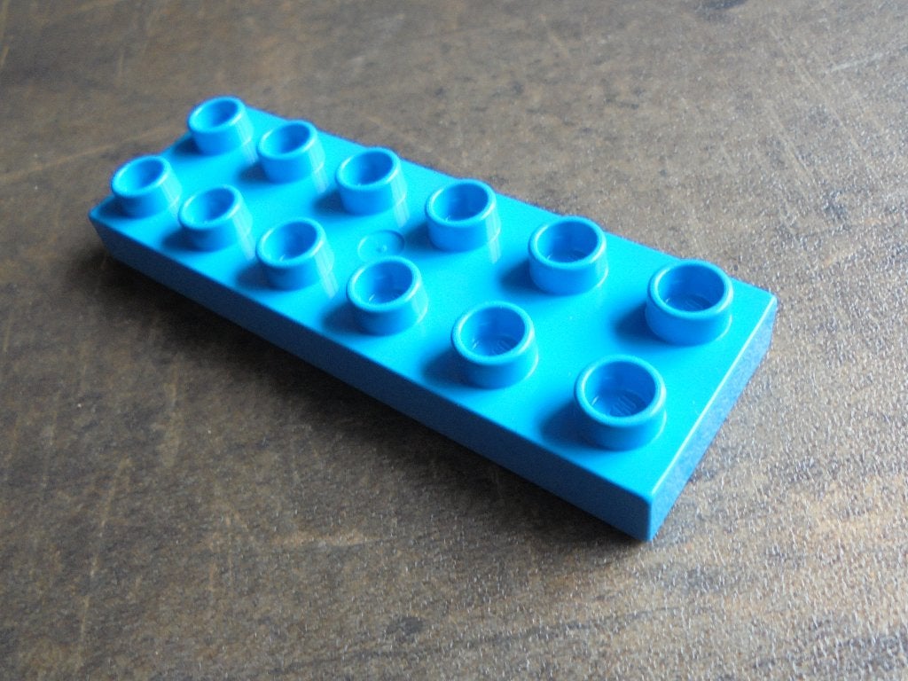 Lego Duplo Plate 2x6 (zie foto's) 4, Ophalen of Verzenden, Gebruikt, Losse stenen, Duplo