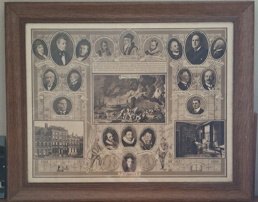 Historische gedenk plaat ARP., Ophalen of Verzenden