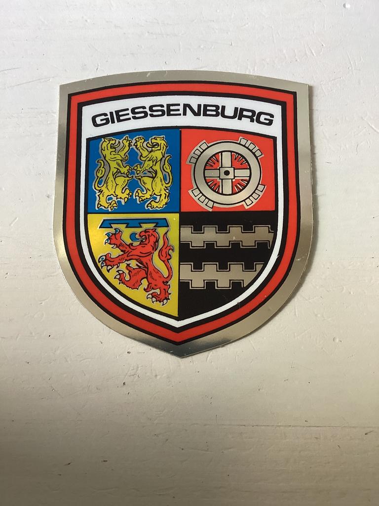 Foliesticker Giessenburg, Verzenden, Zo goed als nieuw