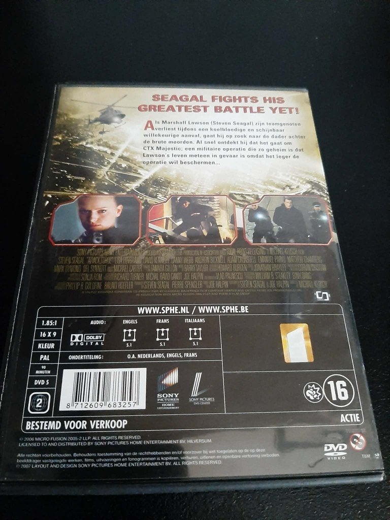 Attack force, Steven Seagal, Lisa Lovbrand, David Kennedy!, Vanaf 16 jaar, Ophalen of Verzenden, Gebruikt, Actie