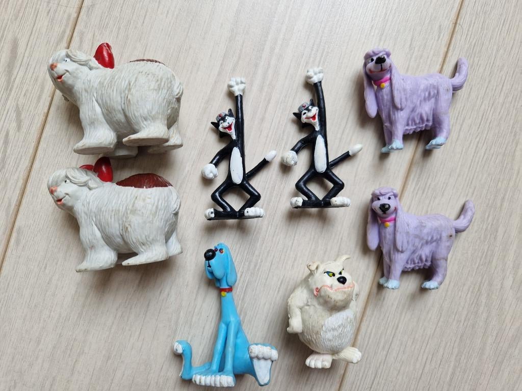 foofur 1986 schleich poppetjes figuurtjes pvc figurines, Ophalen of Verzenden