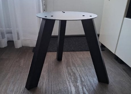 metalen poten nieuw, Huis en Inrichting, 45 tot 60 cm, Minder dan 55 cm, Metaal of Aluminium, Rond
