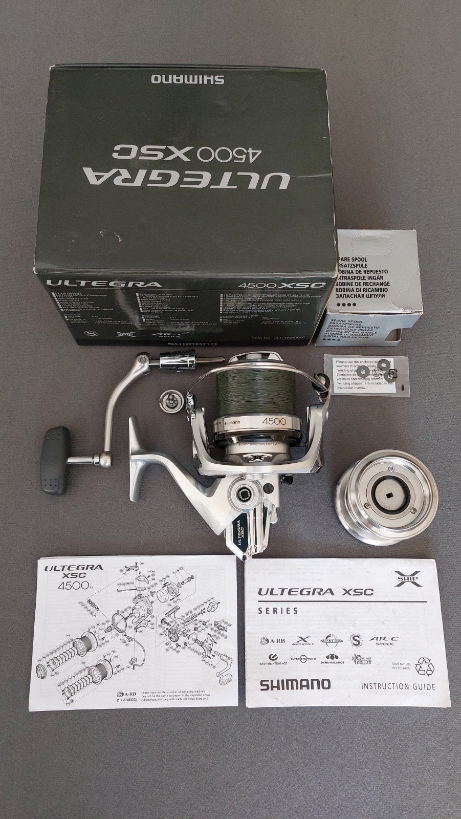 vismolen ongebruikte shimano ultegra 4500 xsc, Watersport en Boten, Ophalen of Verzenden, Nieuw, Molen