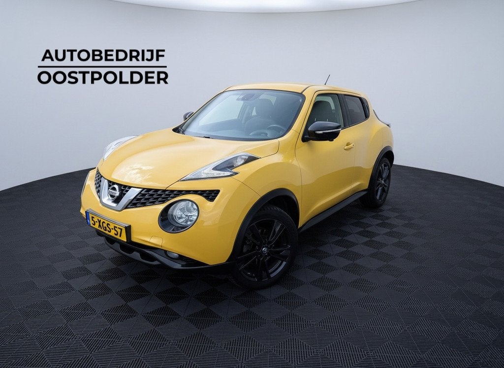 Nissan Juke 1.2 DIG-T S/S Connect Edition, Auto's, Nissan, Voorwielaandrijving, Stof, Zwart, Start-stop-systeem