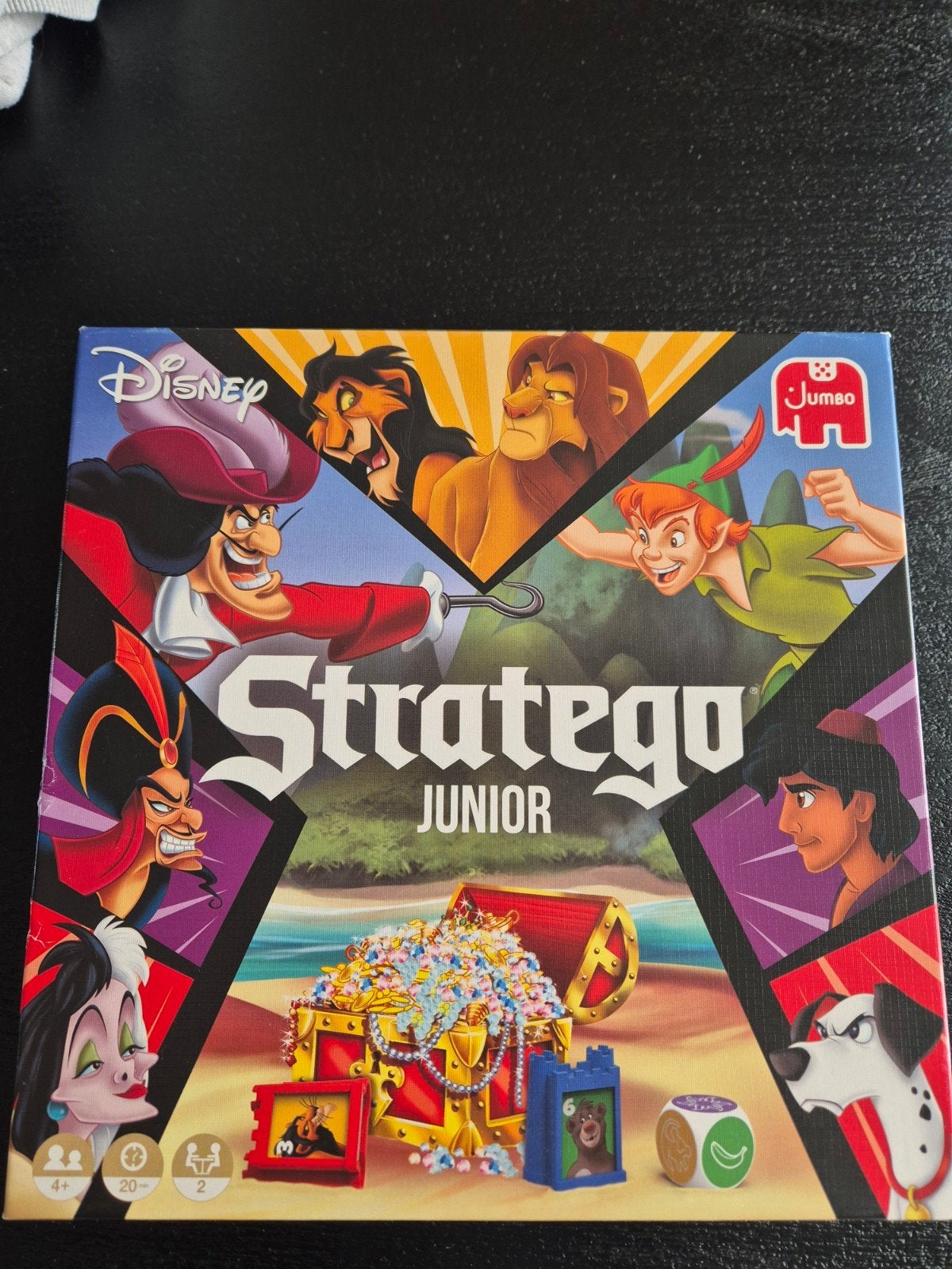 Disney Stratego Junior Bordspel., Een of twee spelers, Ophalen, Nieuw, Jumbo