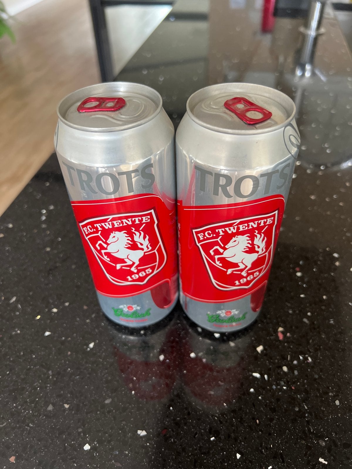 FC Twente Trots blikjes - Grolsch bierblikjes, Verzamelen, Ophalen of Verzenden, Gebruikt, F.C. Twente, Overige typen