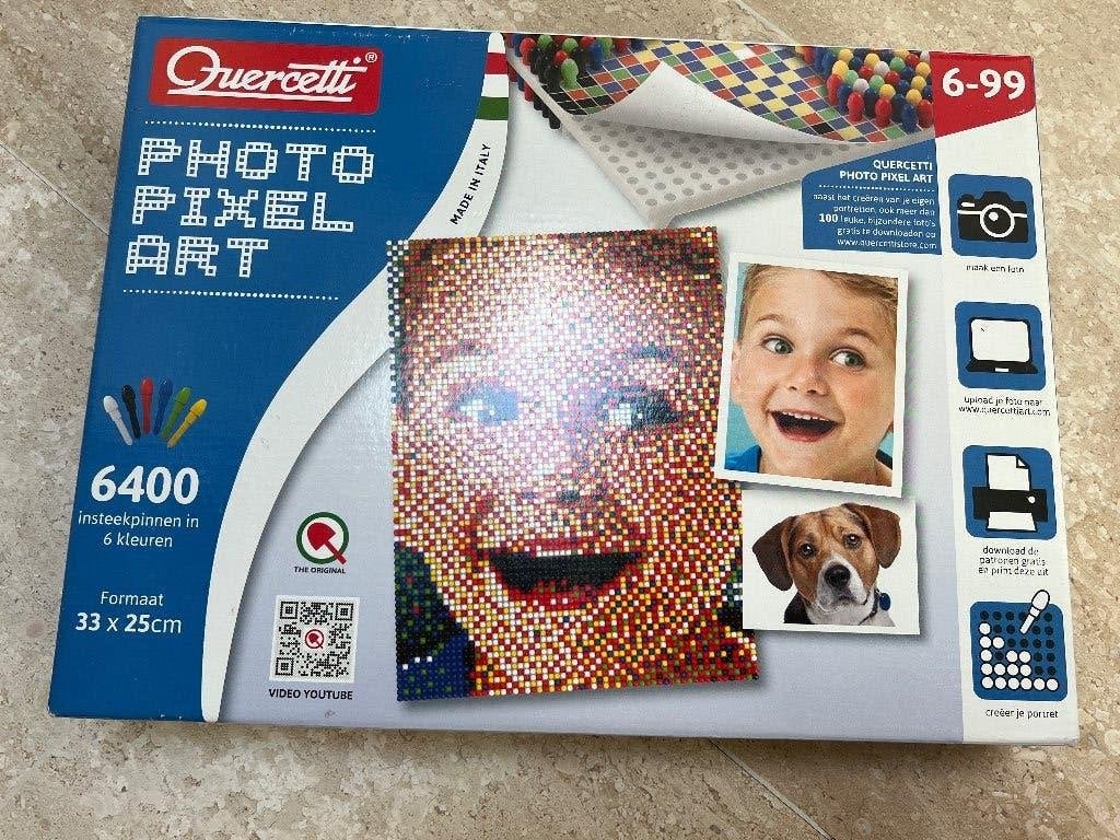 Quercetti photo pixel art 33x25cm, NIEUW, Overige thema's, Nieuw, Meerkleurig, Ophalen of Verzenden