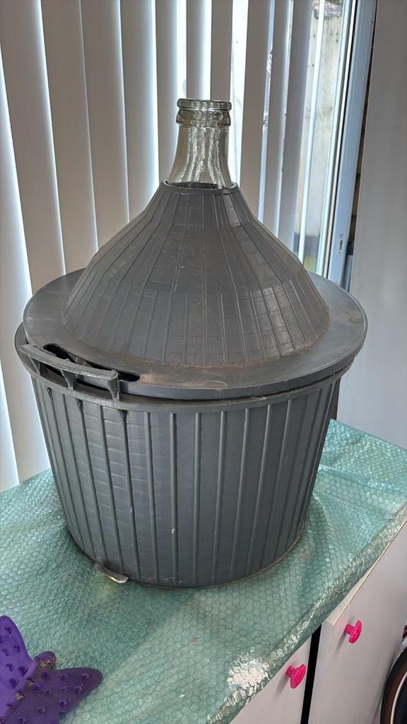 Ballonfles met smalle hals als nieuw wijn bier, Ophalen of Verzenden