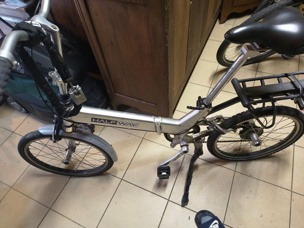 Halfway vouwfiets - Compact en handig, Fietsen en Brommers, Fietsen | Vouwfietsen, Ophalen, Gebruikt, 16 tot 18 inch