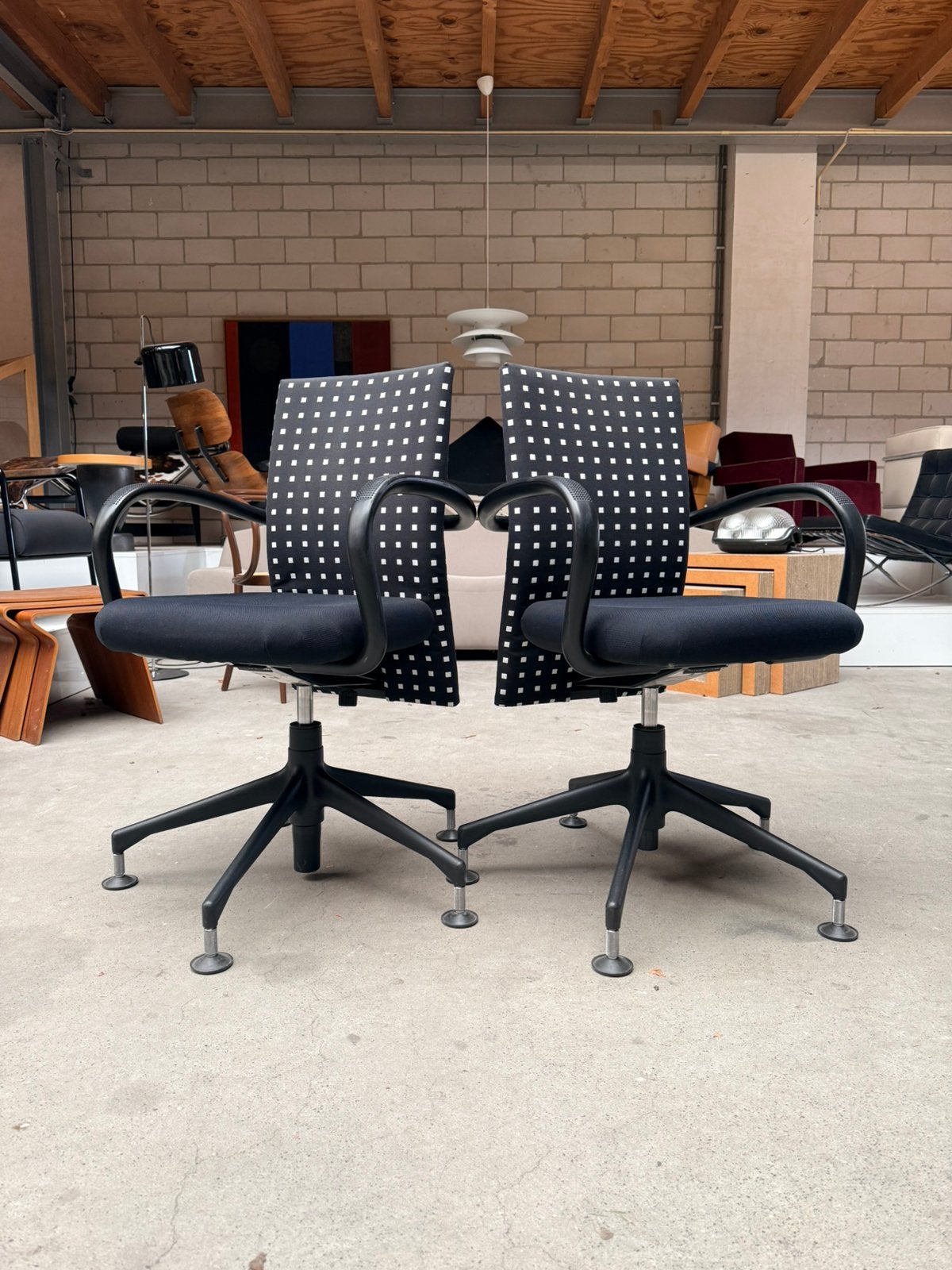Vitra AC1 bureaustoel, Antonio Citterio (voorraad: 8), Ophalen, Gebruikt, Zwart, X