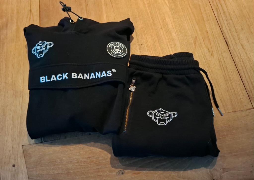 Compleet Black Bananas trainingspak -/ joggingpak maat M, Kleding | Heren, Heren-kledingpakketten, Zo goed als nieuw, Maat 48/50 (M)