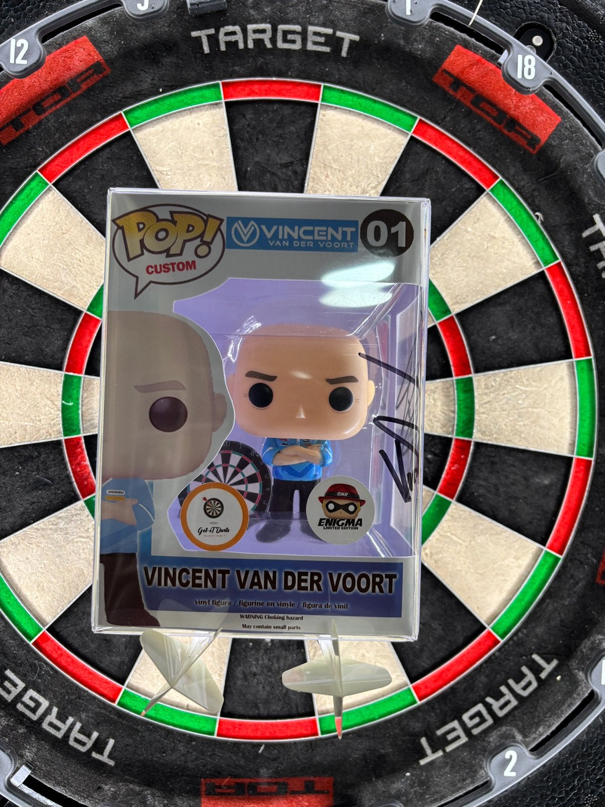 Gesigneerde Custom Funko Pop! Vincent van der Voort, Ophalen of Verzenden, Zo goed als nieuw