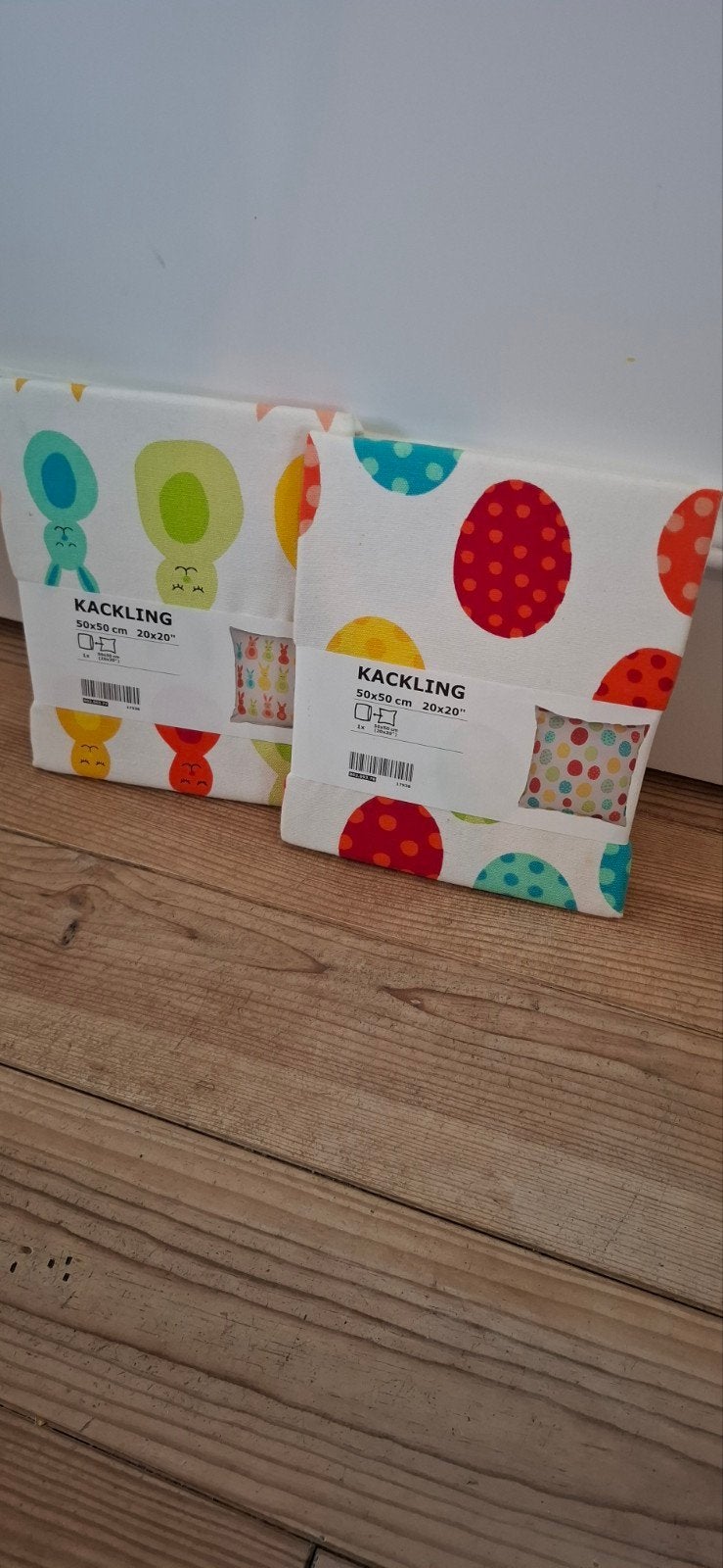 Nieuwe KACKLING Paaskussenslopen 50x50 cm, Ophalen, Overige merken, Meerkleurig, Met print