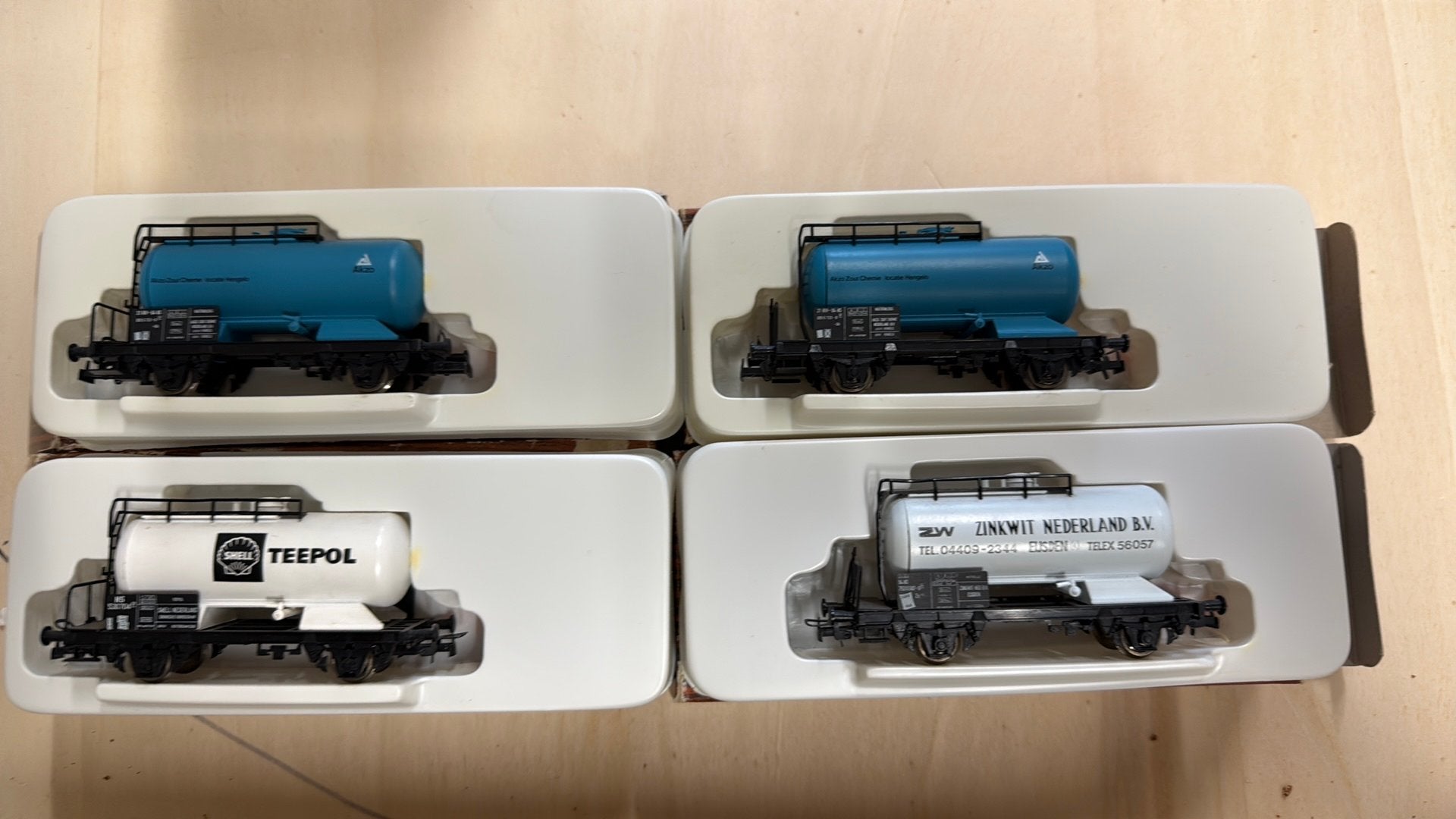 3 liliput NS ketelwagens, Gelijkstroom, Wagon, Ophalen of Verzenden, Liliput